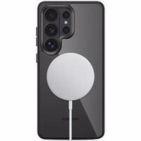 Tech-Protect Magmat MagSafe Dėklas for Samsung Galaxy S26 Ultra - skaidrus juodas