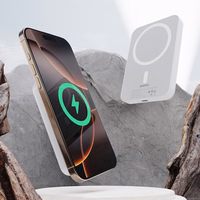 Išorinė baterija Dudao K26S 5000mAh 20W USB-A / USB-C / Magnetinis - balta