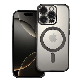 ELECTRO MAG COVER dėklas telefonui suderinamas su Magnetiniu IPHONE 16 Pro juodas