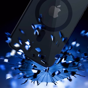 3mk satino šarvo magnetinis dėklas telefonui su MagSafe iPhone 13 / 14 - skaidrus su juodu rėmeliu
