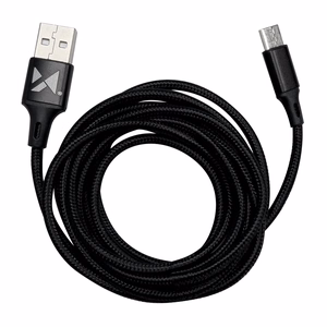Wozinsky Kabelis USB - USB Type-C 2,4A 2m juodas (WUC-C2B)