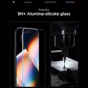 Spigen Glas.TR EZ Fit Pro grūdintas stiklas iPhone 17 Air - skaidrus