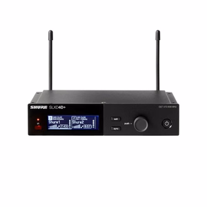 Shure SLXD24D+E/B58-G65 – dviguba skaitmeninė belaidė sistema su dviem rankiniais Beta 58A mikrofonais, 470–606 MHz