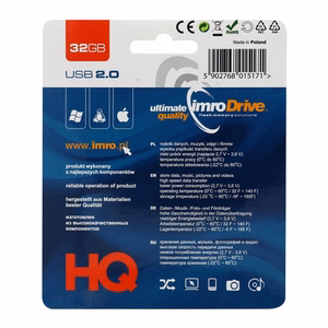 Imro atmintukas 32GB USB 2.0 juodas