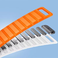 UNIQ dirželis Revix Evo Apple Watch Series 1/2/3/4/5/6/7/8/9/SE/SE2/Ultra/Ultra2 42/44/45/49mm dvipusis magnetinis žaliai geltonas