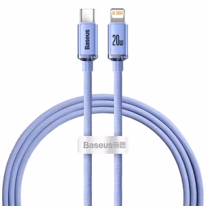 Baseus CAJY000205 Lightning - USB-C PD cable 20W 480Mb/s 1.2m - purple