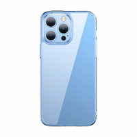 Baseus SuperCeramic skaidrus stiklo dėklas ir apsauginio stiklo rinkinys iPhone 14 Plus