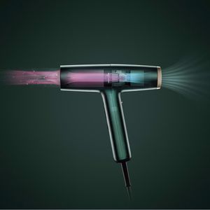 BaByliss Air Power Pro D6555DE – ионный фен 1700 Вт, зелёный/золотистый