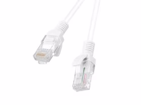 PATCHCORD KAT.6 UTP 2M BIAŁY FLUKE PASSED LANBERG 10-PACK)