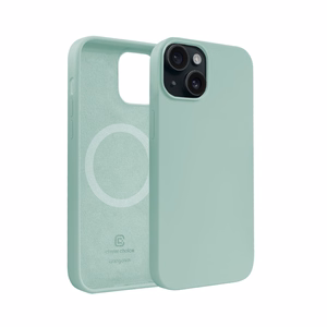 Crong Color Cover Magnetic MagSafe dėklas, skirtas iPhone 15, mėtinis