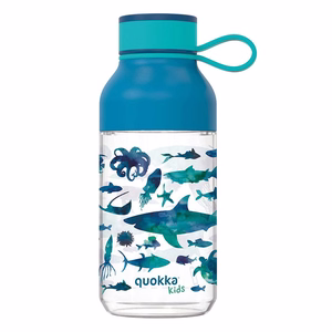 Quokka Ice Kids with Strap Ecozen water bottle, 430 ml, Sea Animals