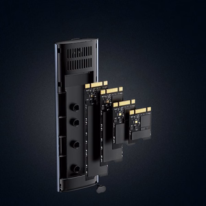 Ugreen M.2 SSD dėklas USB 3.2 Gen 2 (SuperSpeed USB 10 Gbps) + USB Type-C laidas 0,5m pilkas (CM400 10902)