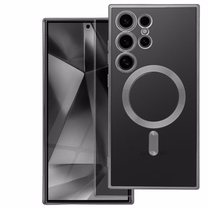 ELECTRO MAG COVER dėklas suderinamas su MagSafe SAMSUNG A37 titano pilkas