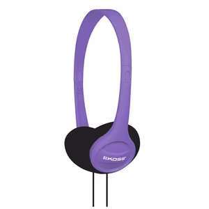 Koss KPH7v – laidinės ant ausų dedamos ausinės, violetinės