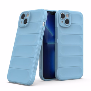 Magic Shield Case dėklas telefonui iPhone 14 Plus lankstus šarvuotas dangtelis šviesiai mėlynas