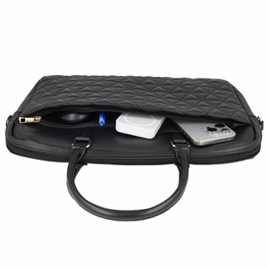 Wonder Dėklas nešiojamam kompiuteriui 17 colių pico dygsniuotas juodas