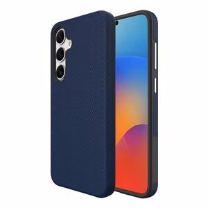Dėklas Perfectionists Triangle Case Samsung A556 A55 5G tamsiai mėlynas