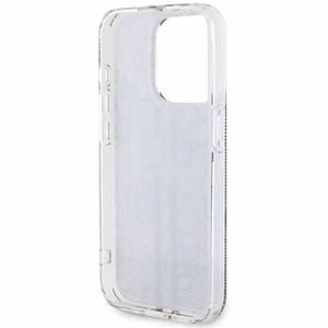 Guess IML 4G Gold Stripe dėklas telefonui iPhone 15 Pro - rudas