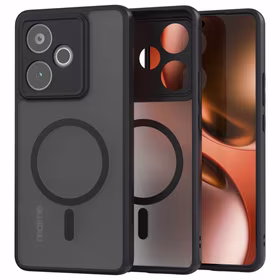 Spacecase Hybrid Mag dėklas Realme GT 7/7T juodas