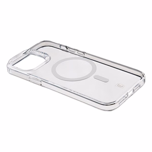 Cellularline Gloss Mag dėklas, skirtas iPhone 15, suderinamas su MagSafe, skaidrus