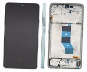 Ekranas Xiaomi Redmi Note 14 5G su lietimui jautriu stikliuku ir rėmeliu Coral Green originalus (service pack)