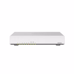 QNAP dviejų dažnių maršrutizatorius QHora-301W, 802.11ax, Ethernet LAN (RJ-45) prievadai: 6, Mesh palaikymas: taip, MU-MiMO: taip, be mobiliojo plačiajuosčio ryšio, antenos tipas: vidinė