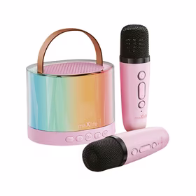 Maxlife Bluetooth karaoke garsiakalbis MXKS-200 rožinis