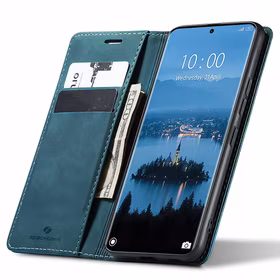 Spacecase Dėklas-piniginė Poco X7/RM Note 14 Pro/Pro+ 5G mėlynas