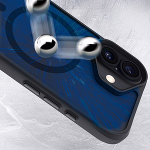 Чехол 3mk Satin Armor MagCase для iPhone 17 - чёрный