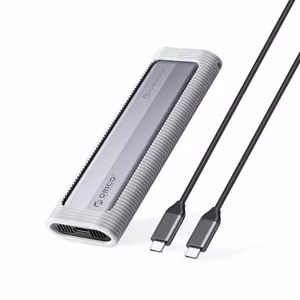 Orico AXM2F M.2 SATA SSD USB-C 3.2 disko dėklas - pilkas