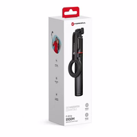FORCELL F-GRIP MagSelfie S100M selfie lazda su belaidžiu nuotolinio valdymo trikojio stovu juoda