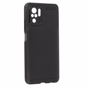 Tel Protect Carbon Elite dėklas telefonui Xiaomi Redmi Note 10/Note 10S/Poco M5S juodas
