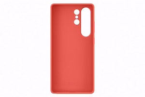 Samsung Silicone Case dėklas, skirtas Samsung Galaxy S25 Ultra, raudonas