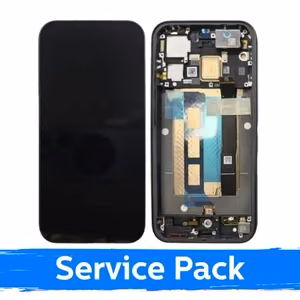 Ekranas skirtas Xiaomi Poco F8 Pro su rėmeliu / Black / (Service Pack)