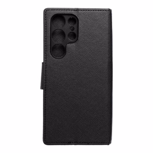 FANCY knygos dėklas SAMSUNG S25 ULTRA juodas