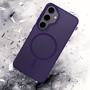 3mk Smoke MagCase dėklas Samsung Galaxy S25 - violetinis