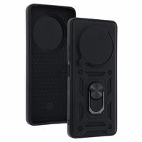Slide Camera Armor dėklas telefonui Xiaomi Redmi A4 juodas