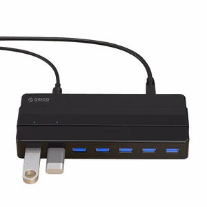 Hub Orico H7928-U3-V1 7x USB-A 3.0 - juodas