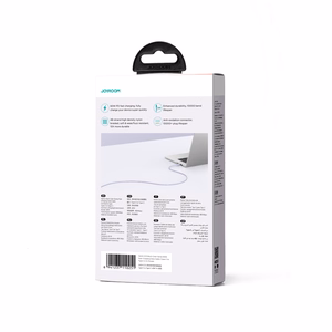 Joyroom Multi-Color Series S-A34 USB-C / USB-C PD 60W kabelis 1m - violetinis