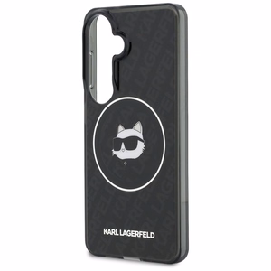 Karl Lagerfeld IML Repeated Choupette MagSafe Dėklas for Samsung Galaxy S26 - juodas