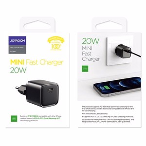 Įkroviklis Joyroom L-P202 juodas (USB-C / 20W)