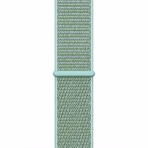 Crong Nylon sportinis Apple Watch dirželis, 38/40/41/42 mm, „Atlantic Green“