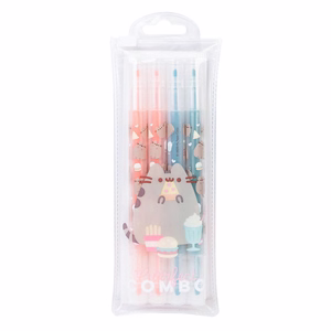 Pusheen Foodie Collection dvipusių flomasterių rinkinys, 4 vnt.