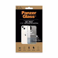 PanzerGlass ClearCase antibakterinis dėklas telefonui su Military Grade sertifikatu iPhone 13 / 14 / 15 - permatomas