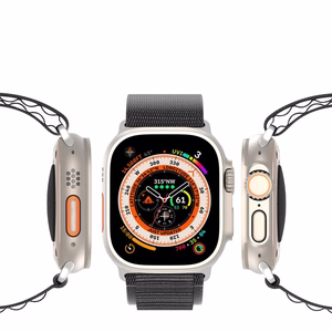 DUX DUCIS dirželis GS nailoninis Apple Watch 42 / 44 / 45 / 49 mm juodas