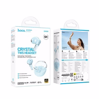HOCO belaidės ausinės bluetooth TWS EW202 mėlynos