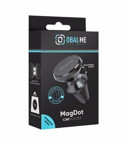 Automobilinis telefono laikiklis OBAL:ME MagDot Magnetic Car Holder (air vent) juodas
