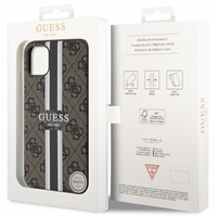Guess GUHMN61P4RPSW iPhone 11 / Xr rudas/rudas kietas dėklas 4G Printed Stripes MagSafe