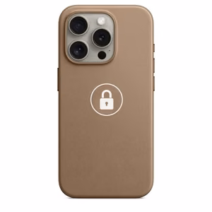Phone Case "Leather Case v2" for iPhone 15 Pro Max / Taupe / in package