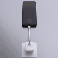 Išorinė baterija Dudao K10 10000mAh 2.4A 2 x USB-A - juoda